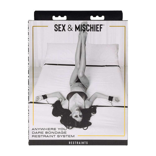 Sportsheets Sex & Mischief Shadow Anywhere You Dare Bondage Restraint System