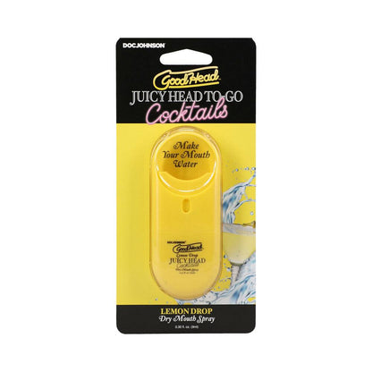 GoodHead Juicy Head Lemon Drop flavored dry mouth spray to-go